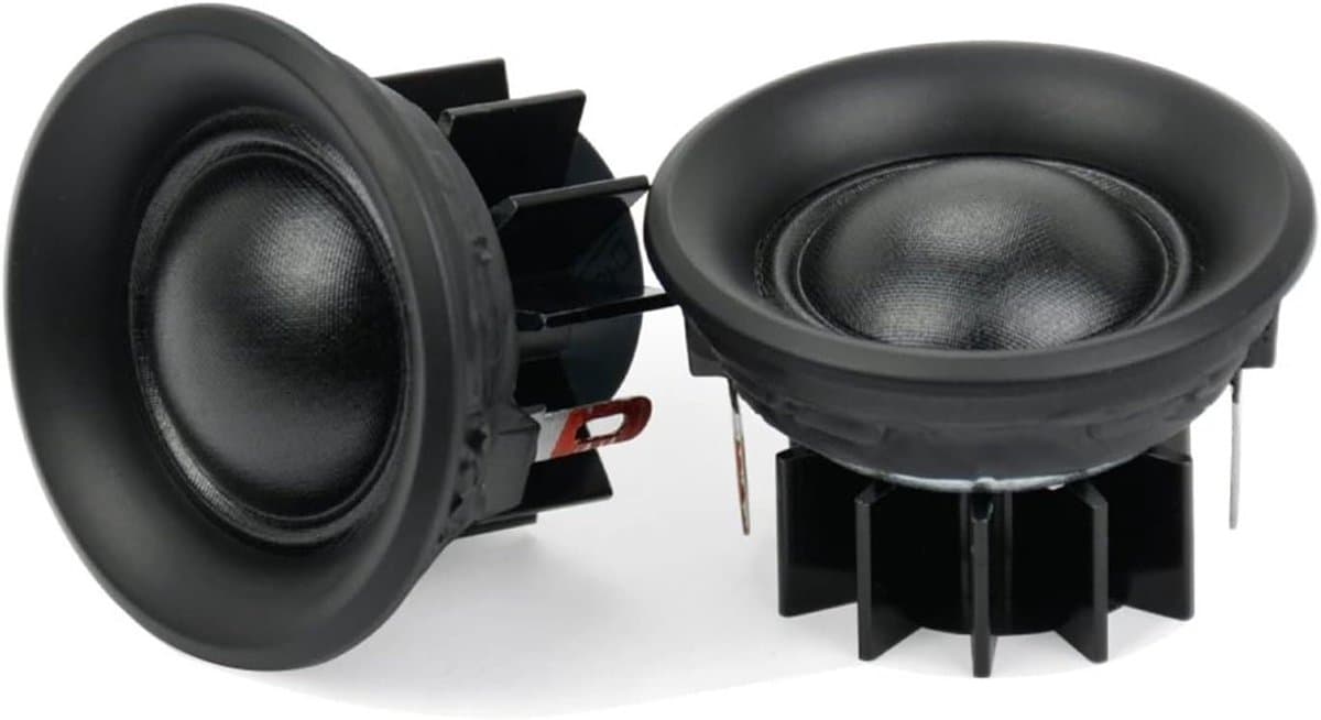 Mini Tweeter Speakers - Hoge Ton Speakers - Muziek Luisteren - Kristalhelder Geluid - 1.5 Inch - Zwart