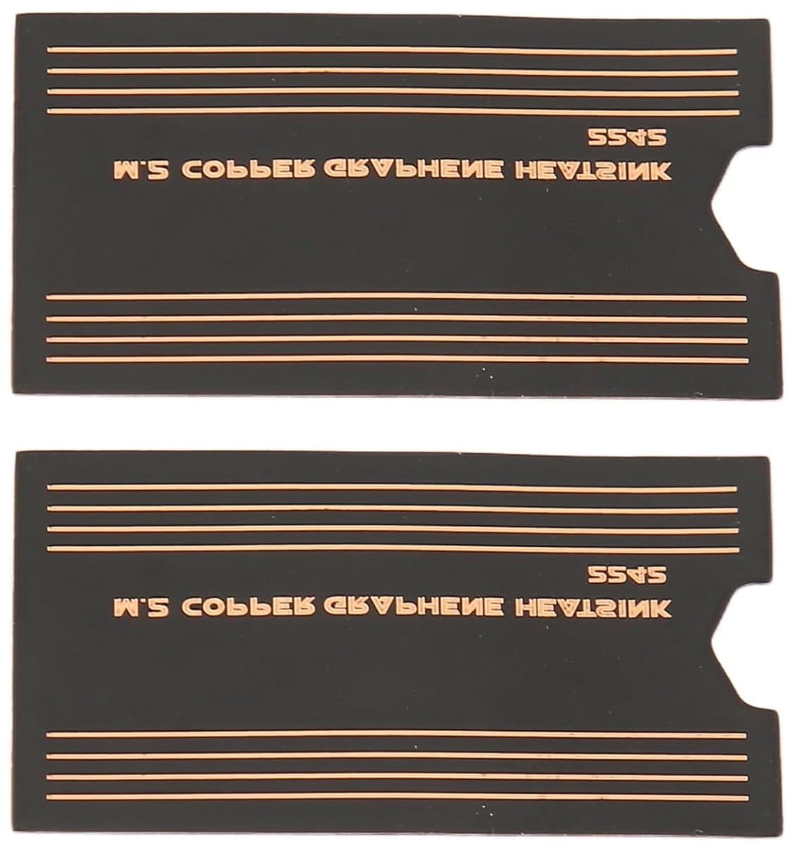 M.2 SSD Koellichaam - Thermische Pad - Laptop Koeling - Messing Grafeen Conductie - 2242 Formaat - Koper