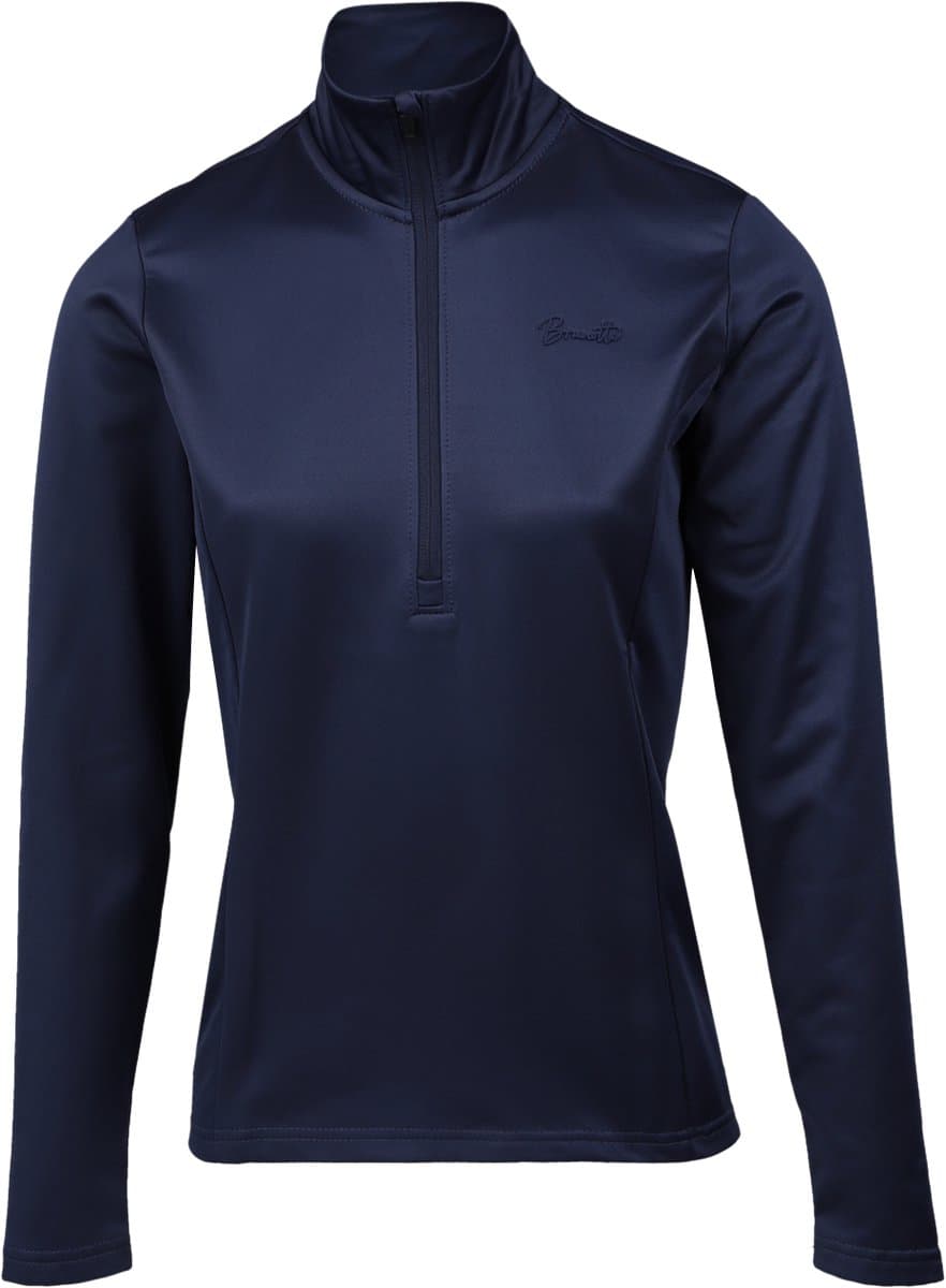 Brunotti - Heronne Snow Fleece Dames - Indigo Blue - Fleece Vest - Wintersport Kleding - Tricot Fleece - XL