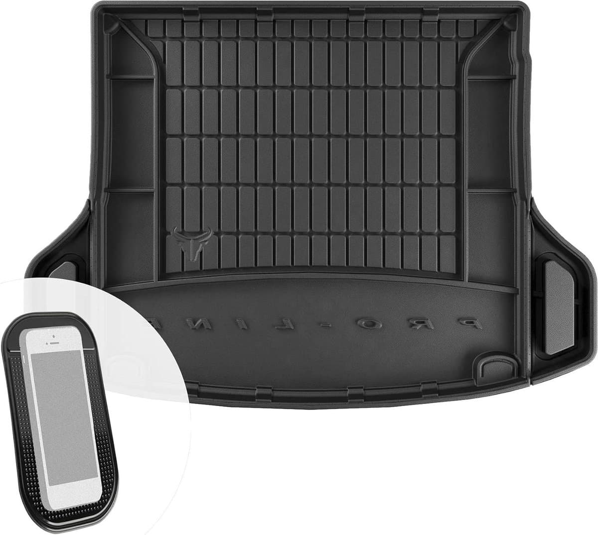 Rubberen Automat - Kofferbakmat Organizer - Auto Interieur Beschermen - Met Organizer Functie - Specifieke Pasvorm - Zwart