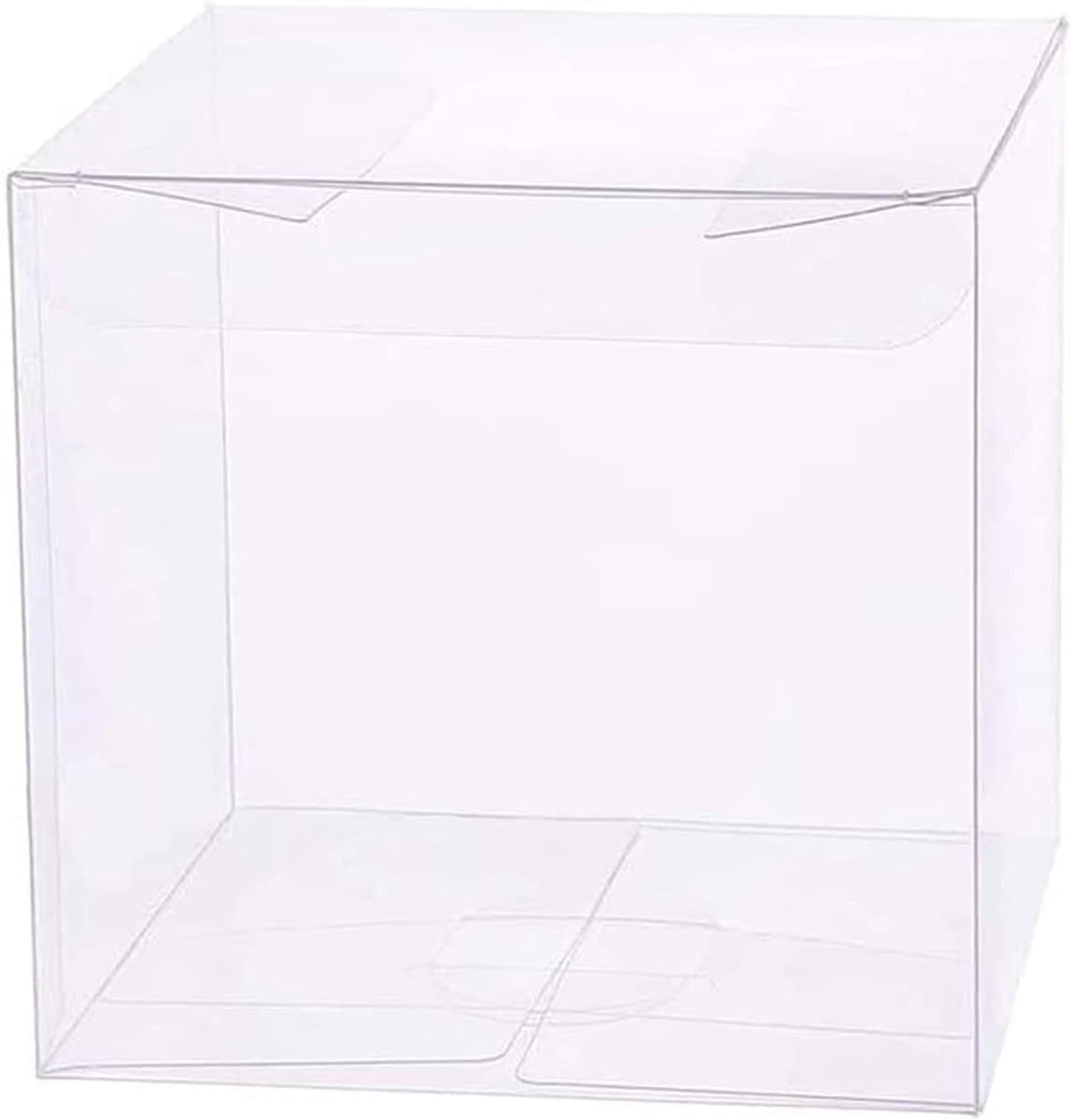 Transparante Snoepdozen van PVC - 10 Stuks - Ideaal voor Trouwen, Feestjes en Cadeaus - 10x10x10CM