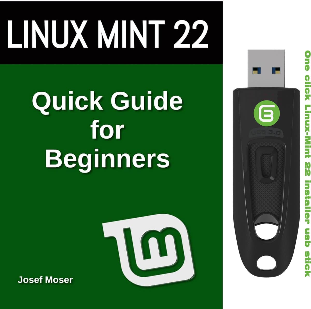 Linux-mint 22 Custom Usb Automatic installer + English Manual Book.