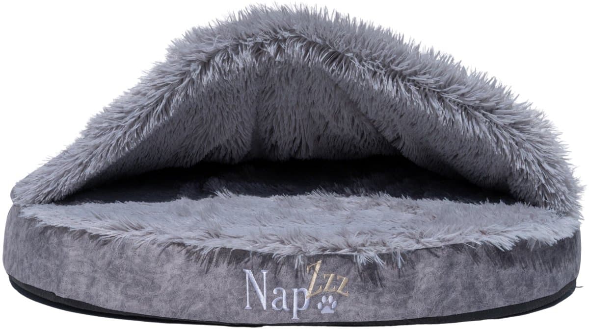 Cuddle Cave Super Soft 100x80xH20 cm Grijs eco leder