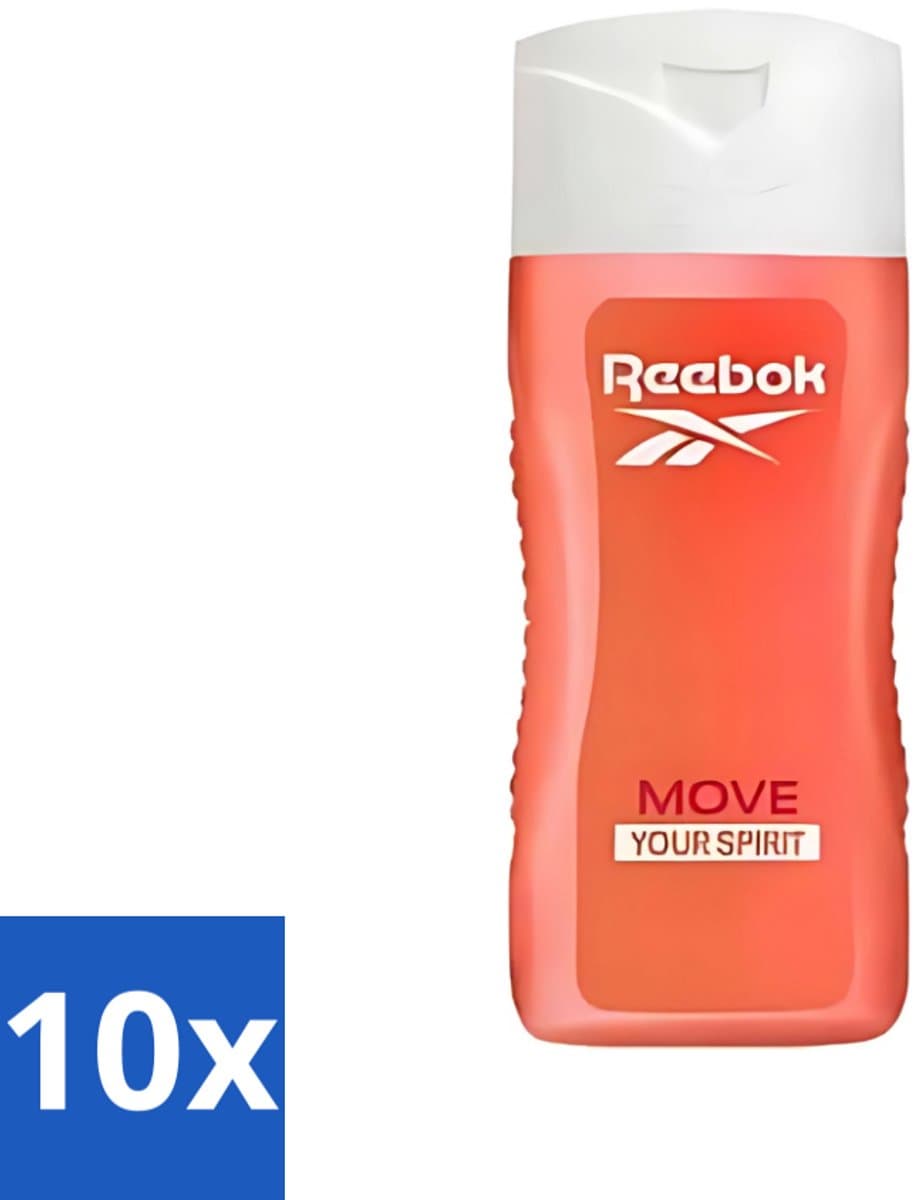 Reebok - Move Your Spirit - Douchegel - 400 ml - Bulkverpakking - 10 stuks