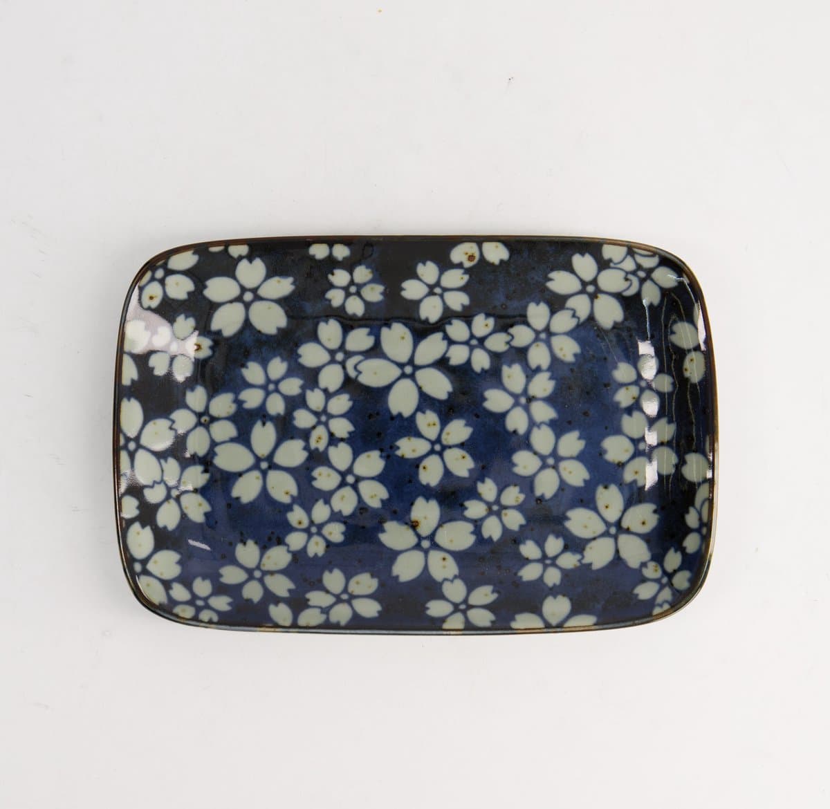 Tokyo Design Studio - Sakura Blue - Rechthoekig bord - Sushi bord - 16.3x10cm