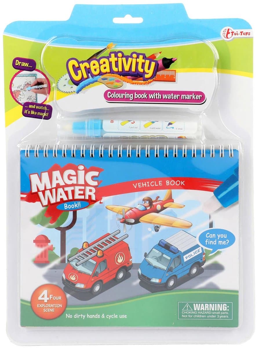 Creativity Kleuren met Water Voertuig met Stift
