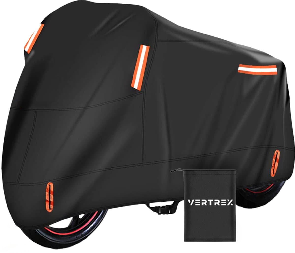 Vertrex Motorhoes & Scooterhoes - met Windscherm - Scooter Hoes - Waterdicht Buiten - Motor hoes