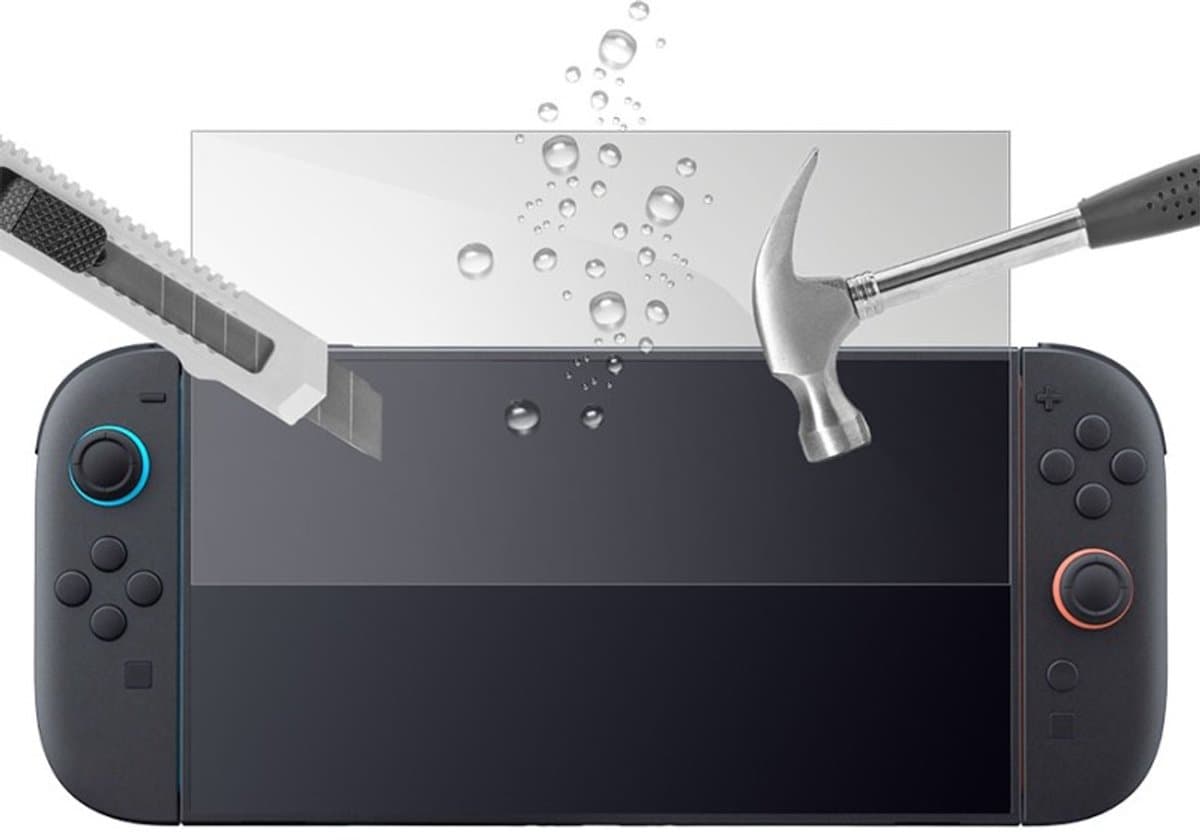 Subsonic Switch 2 Screenprotector – 9H Tempered Glass – 0,24 mm – Anti-Glare & Anti-Vingerafdruk – Spatbestendig