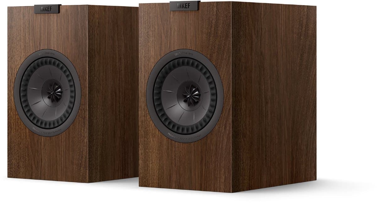 KEF Q1 Meta - Boekenplank Speaker - Walnoot