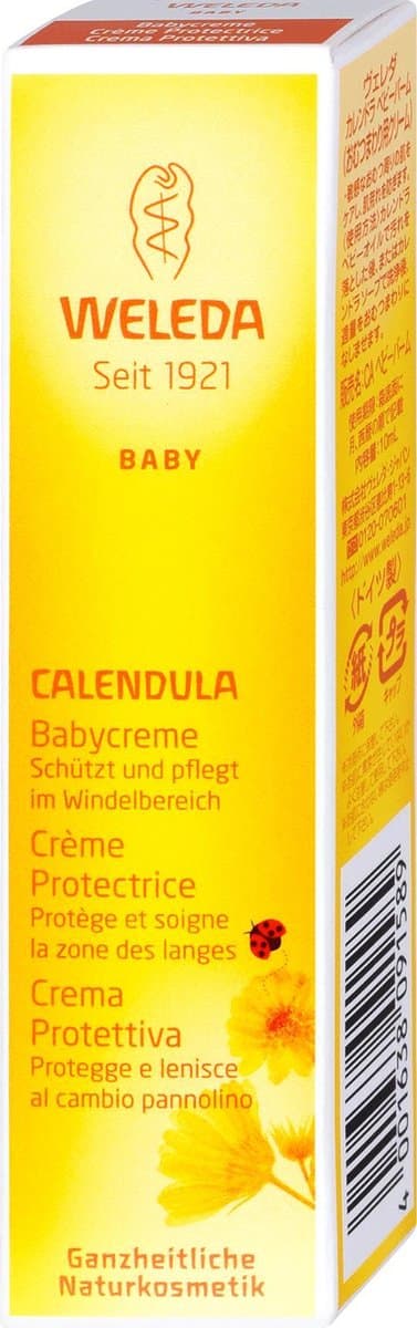 Weleda Baby Reistube Calendula Wind- en Weerbalsem - babycrème - reisverpakking (10 ml)