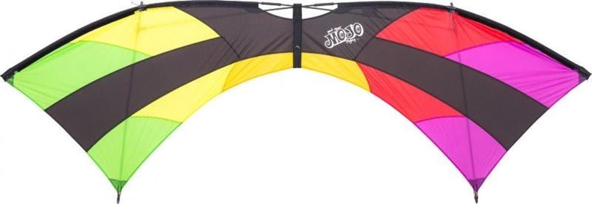 Hq Kites Vierlijnsvlieger Mojo Rainbow 222 Cm
