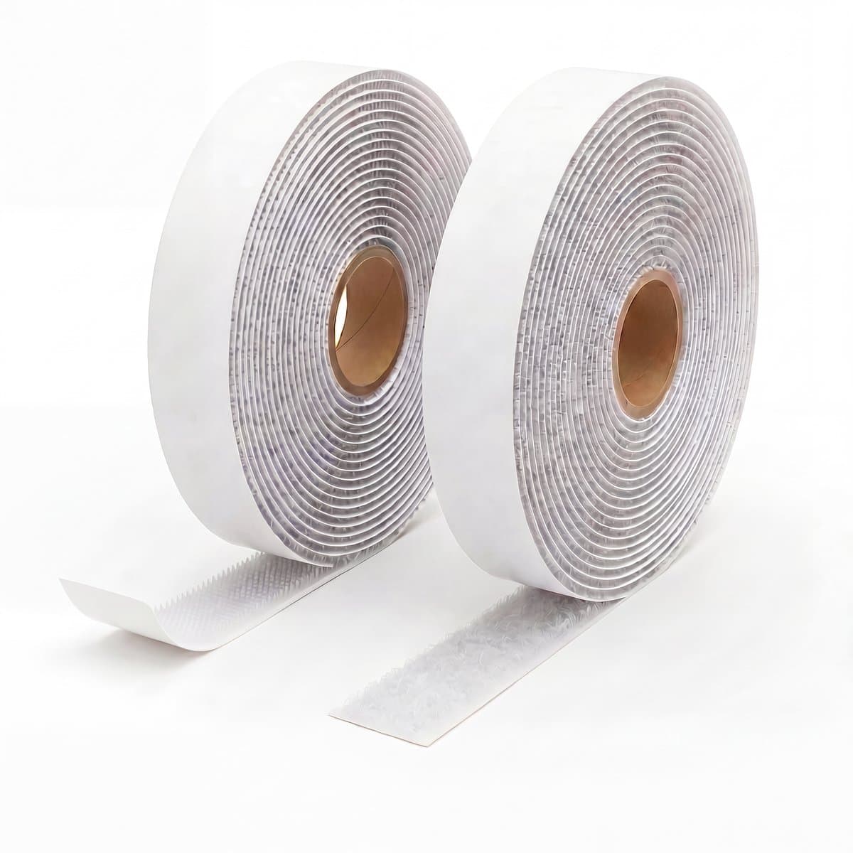 Klittenband Zelfklevend 38mm - 25 meter - Haak + Lus - Wit - Bodutex