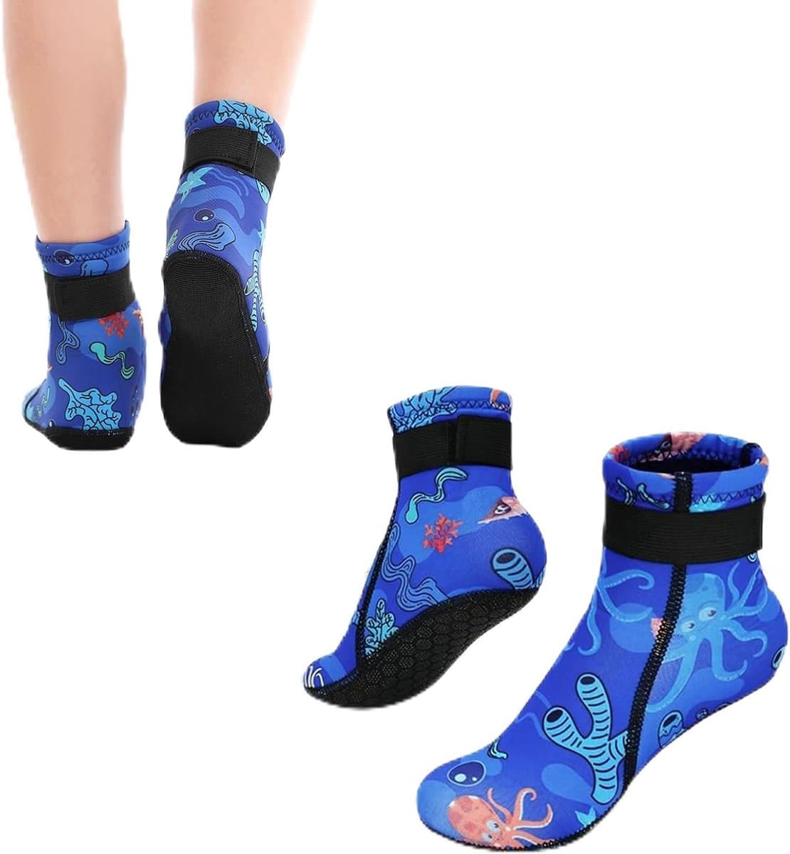 Sokken voor kinderen, 3 mm badsokken voor kinderen, zwemsokken voor meisjes en jongens, strandsokken, strandsokken voor strand, zwembad, watersport