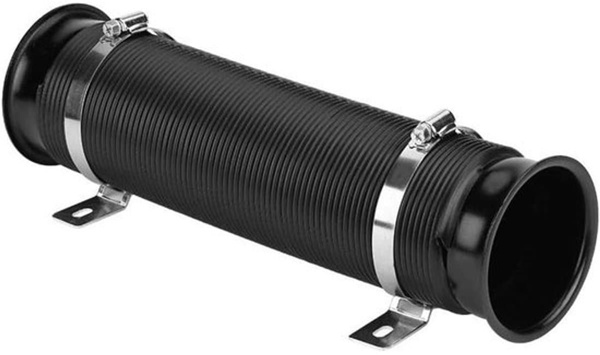 Verstelbare koude-luchtinlaatpijp met filtersysteem voor auto's - Aluminium slangkit voor turbomotoren, tot 100 cm