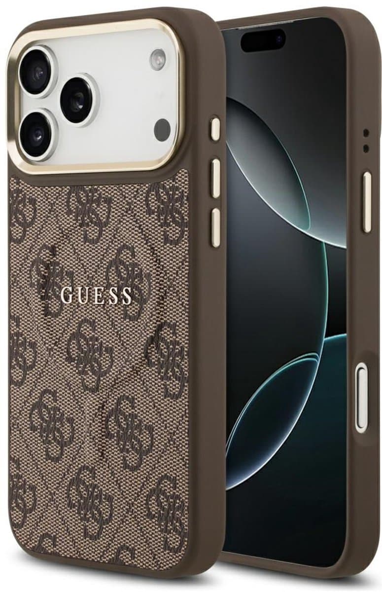 Guess - 4G Embossed Ring Classic Logo MagSafe (GUHMP18XP4MSEGW) - iPhone 18 Pro Max / iPhone 17 Pro Max - Brown