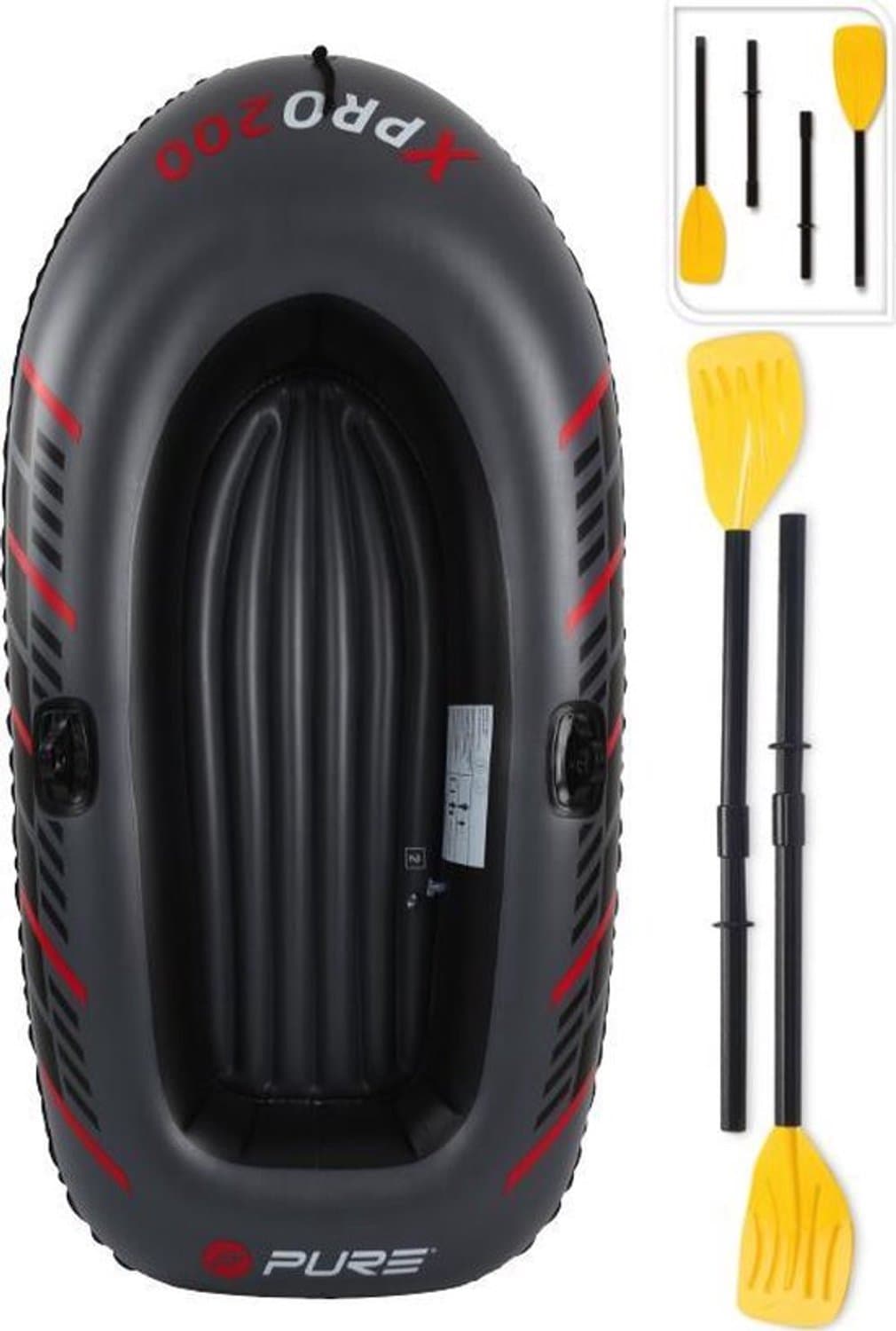 Opblaasbare boot - Xpro 200 - Inclusief peddels - 1-2persoonsboot - 0.51 PSI - Wateractiviteiten
