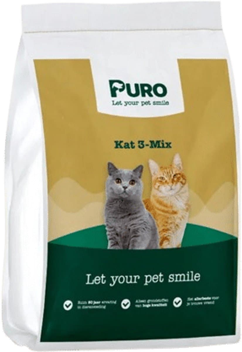 Puro Select - Kat 3-Mix - Kattenvoer - 10 kg