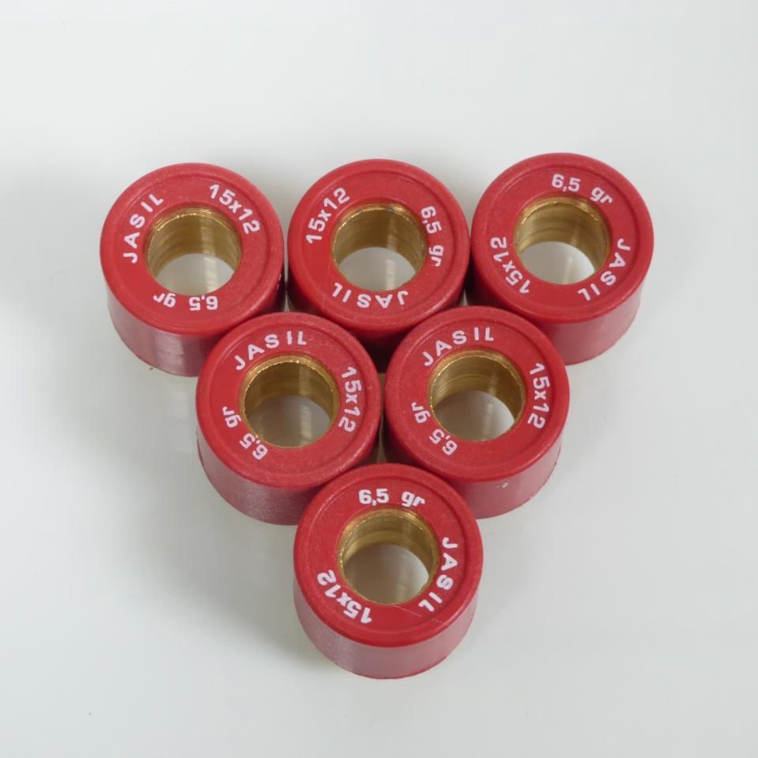 Galet rouleau de variateur Top Racing pour Scooter Yamaha 50 Cs Jog R Euro2 2002 à 2005 15x12 6.5Grs Neuf