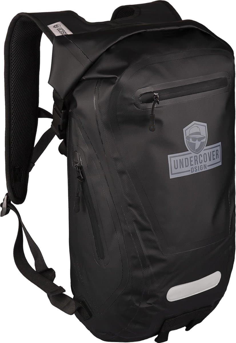 Undercover Dsign Rugzak - Waterdichte tas - Reistas - Rugzak laptop - Laptoptas - Aquastop - Geschikt voor 13 inch - Zwart