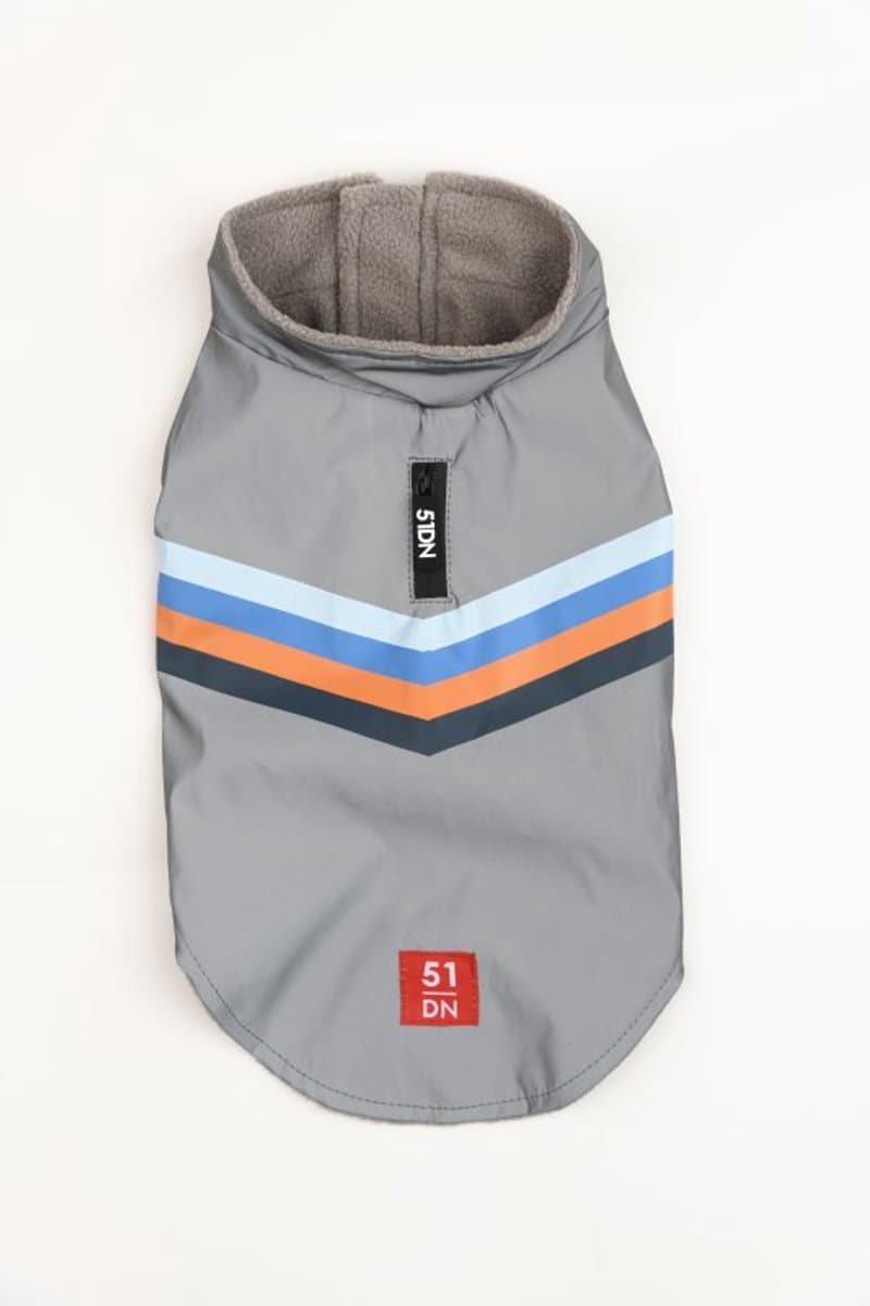 51 Degrees North Reflective - Coat - Hondenjas - Blue/Pink - 65cm
