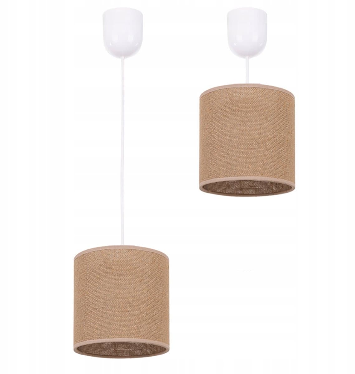 Scandi Boho Hanglamp Jute Tuba Slim - E27, 60W