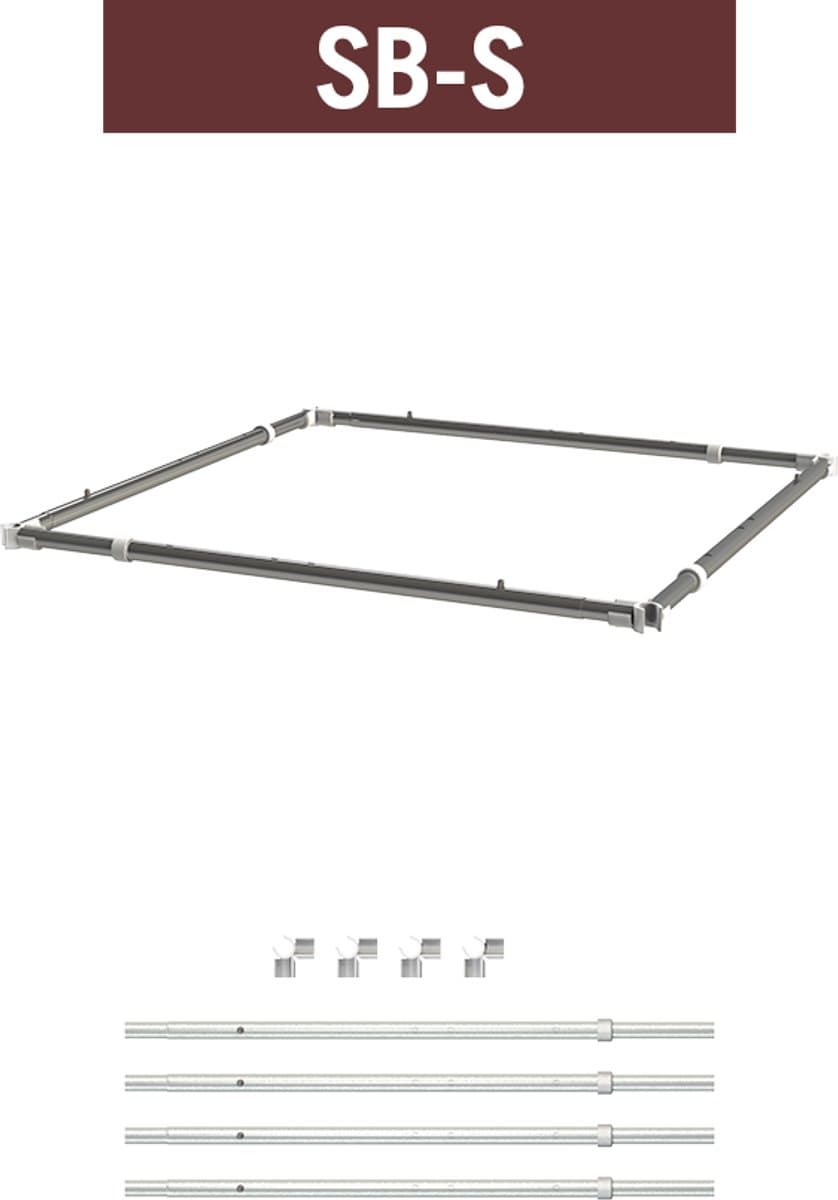 Secret Jardin SB-S Space Booster Uitschuifbaar van 60x60cm tot 90x90cm