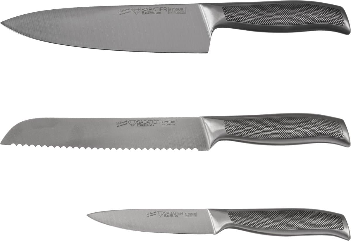 Diamant Sabatier Riyouri Messenset 3-delig - RVS - Geschenkdoos