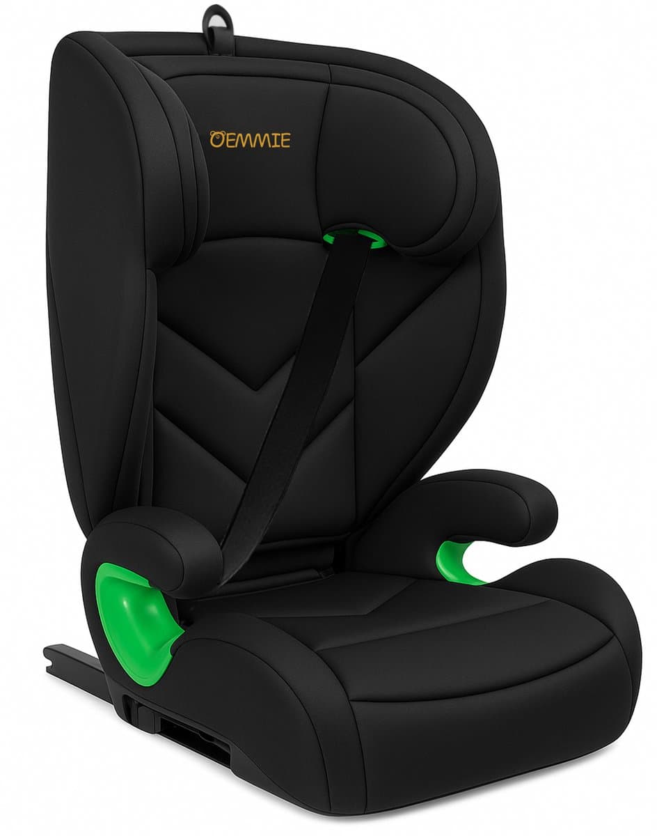 Oemmie Autostoel i-Size - Autostoeltjes - Kinderstoel Auto - Kinderzitje - Autozitje - Groep 1/2/3 (100-150cm) - Zwart