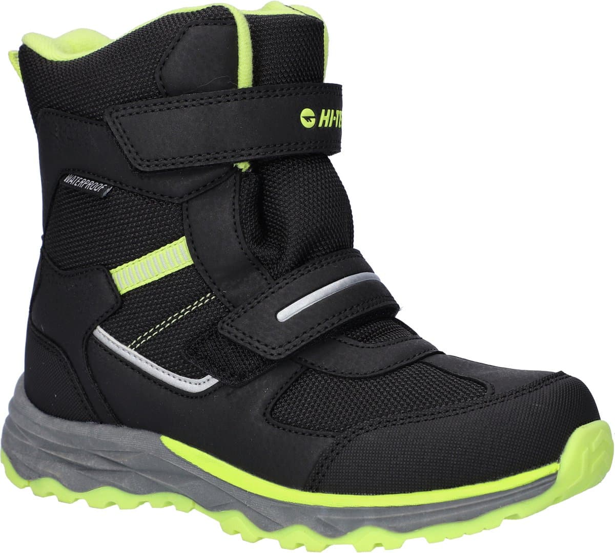 HI-TEC casual schoen Hi-Tec Penguin WP zwart/limoengroen