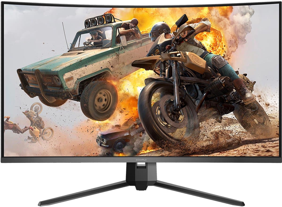 Koorui G3221SC - QHD VA Curved Gaming Monitor - 32 Inch - 170 Hz - 1 ms