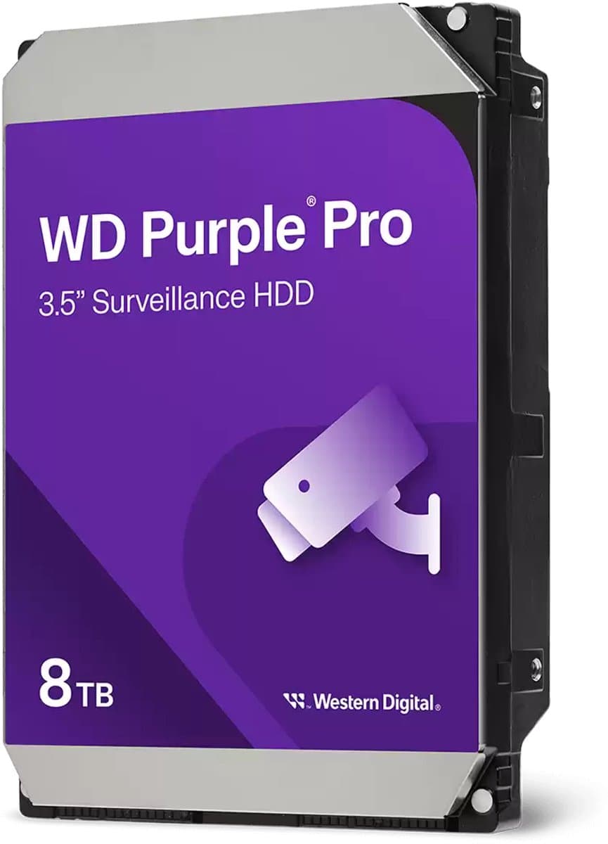 Western Digital Purple Pro Smart Video HDD 8TB interne harde schijf 7200 RPM 3.5" SATA