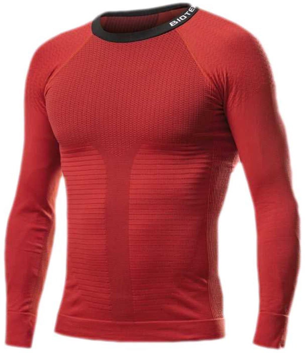 Biotex Fit Lange Mouwen Basislaag Rood XS-S Man