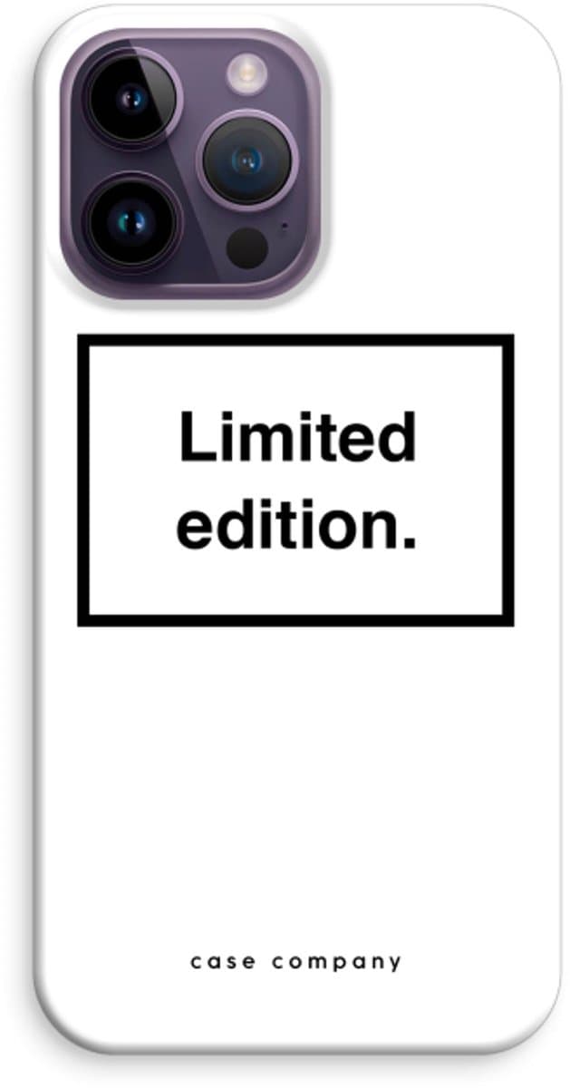Case Company® - Hoesje geschikt voor iPhone 14 Pro Max hoesje - Limited edition - Tough Case - Maximale Bescherming alle Kanten en Schermrand
