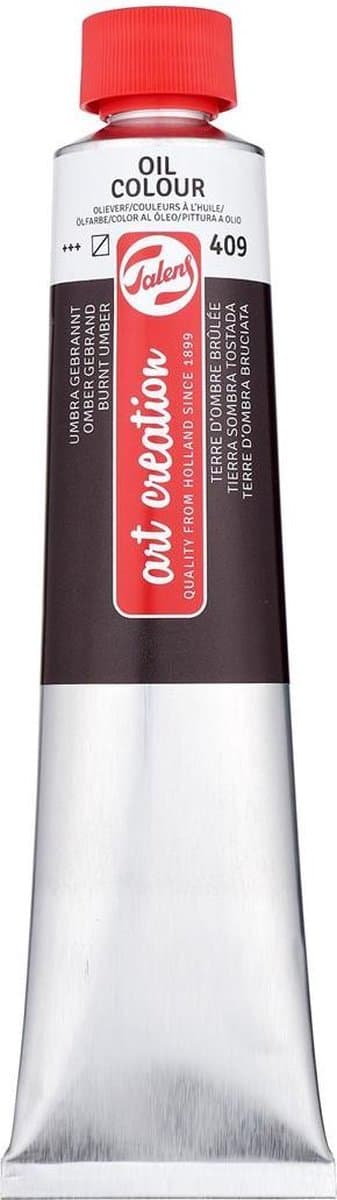 Talens Art creation Olieverf tube 409 Omber Gebrand 200mL