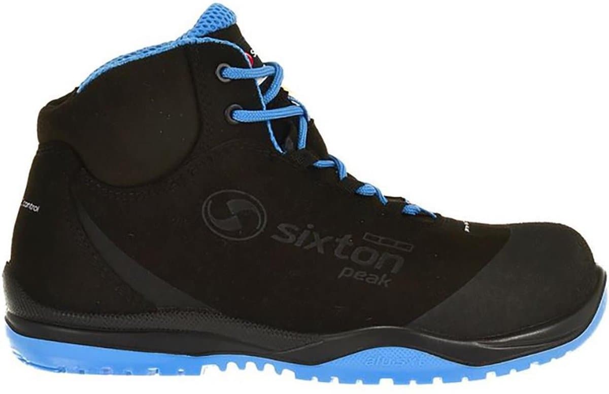 Sixton werkschoenen Cuban High Zwart / Blauw Air - ESD S3 SRC Maat 46