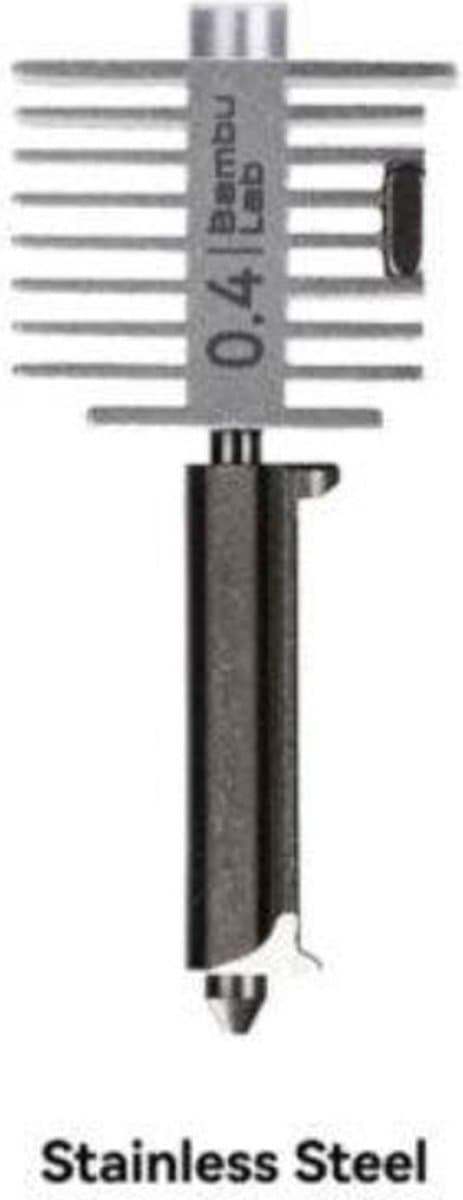 Bambu Lab 0.4mm Hotend Assemblage met RVS Nozzle - A1 Series
