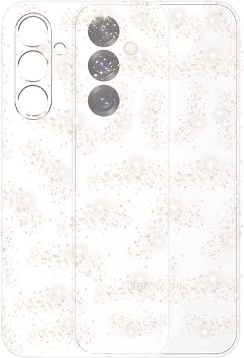 Hoesje geschikt voor Samsung Galaxy S25 - Techsuit Sparkle Skin Glitter Silicone Back Cover - Transparant