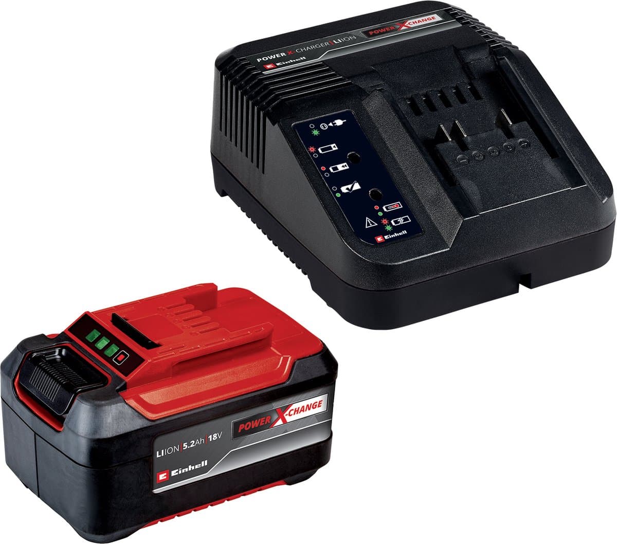 Einhell Power X-Change startpakket - 18 V, 5,2 Ah