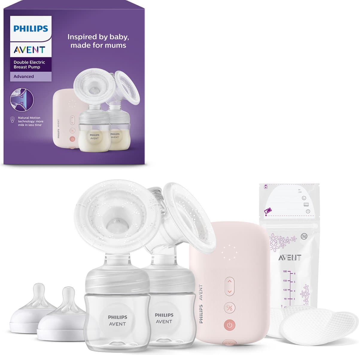 Philips Avent Dubbele Elektrische borstkolf - Draagbaar - Borstkolven - SCF397/31