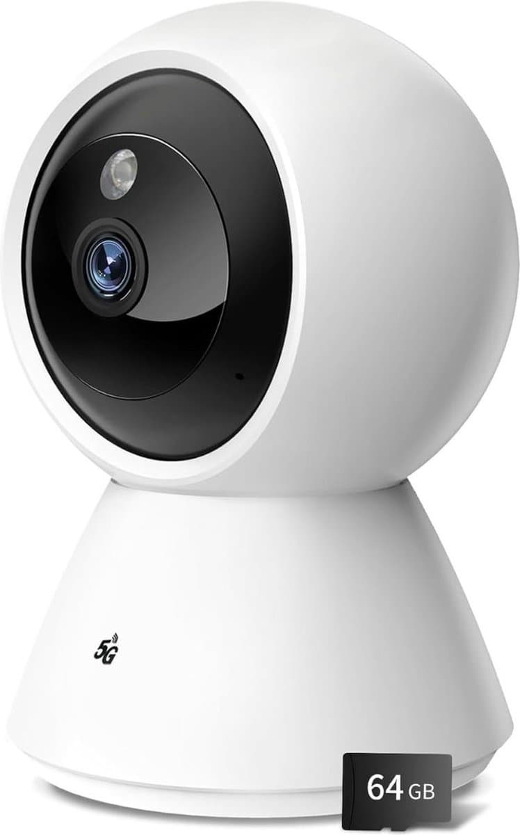 ApexArte® Hondencamera - Huisdiercamera - Babyfoon met Camera en App - Baby Monitor - Full HD - Wit
