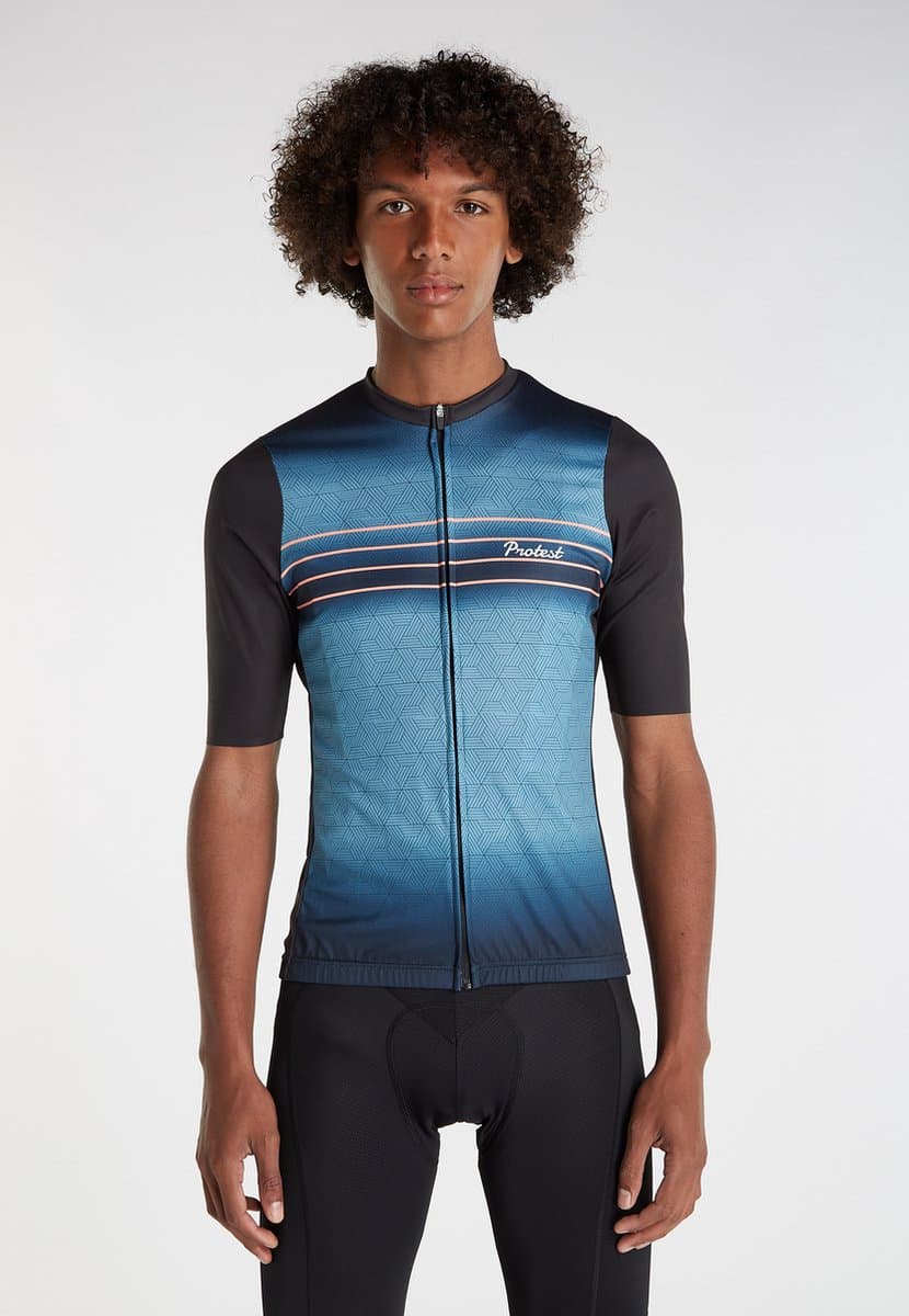 Protest Prtocana - Fietsshirt Heren - Korte mouwen – True Black