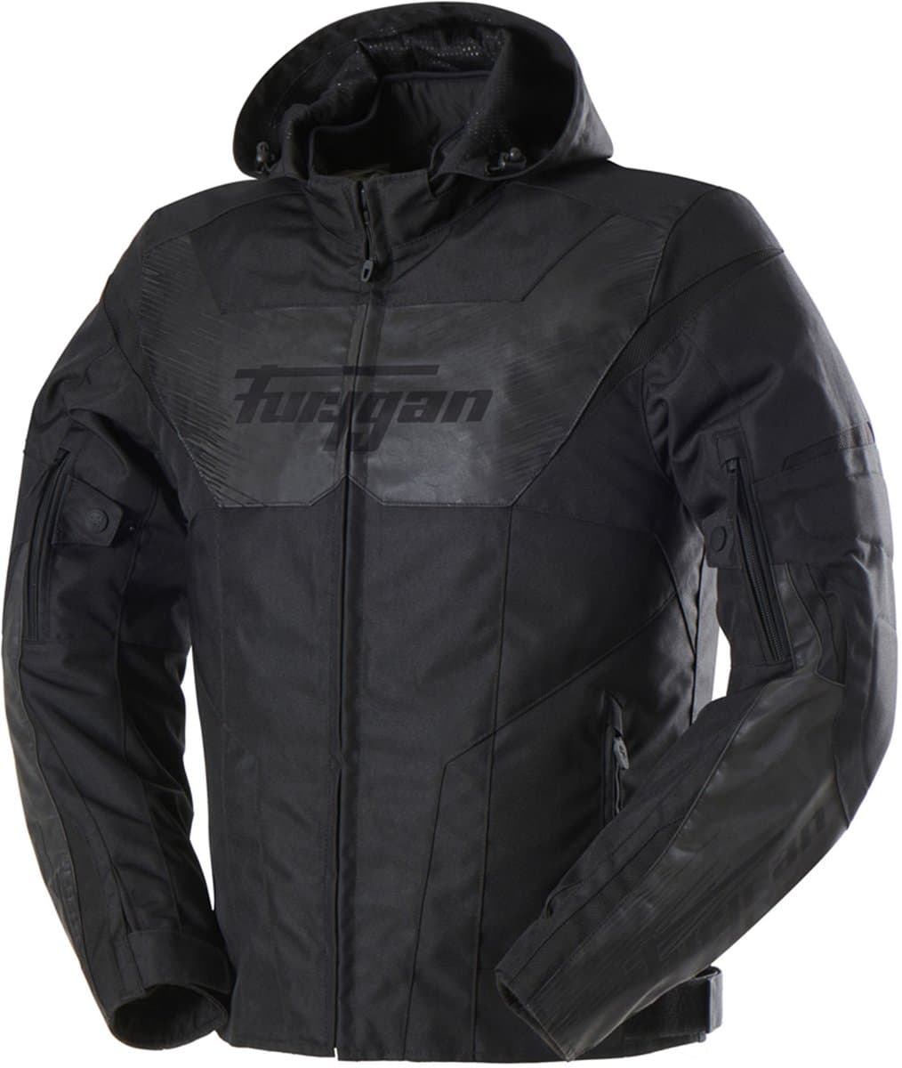 Furygan Shard HV Jas Zwart Reflective Grijs - Maat L - Jas