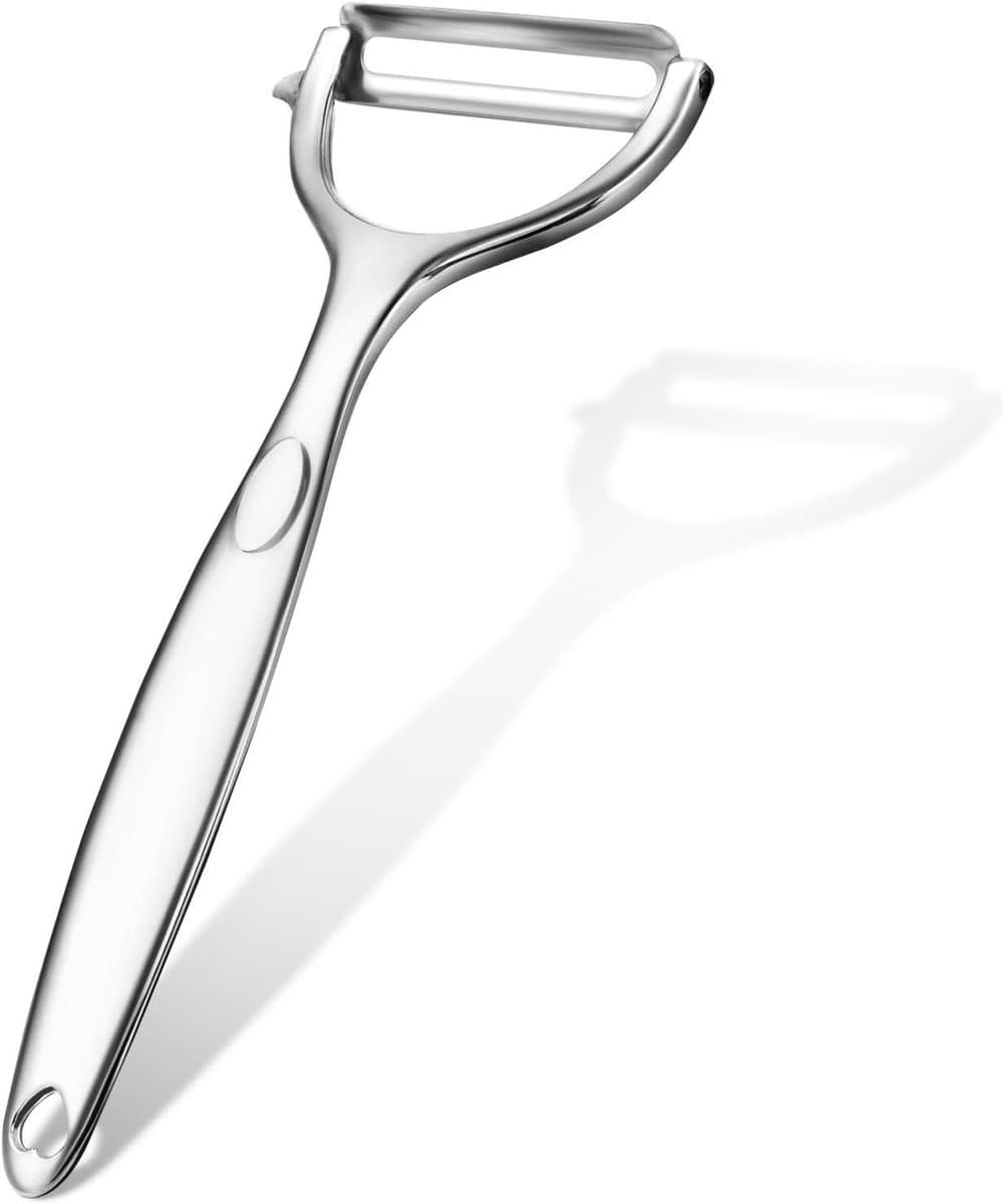 Y-Shaped Rotating Fruit and Vegetable Peeler Premium Stainless Steel Peeler for Kitchen Ergonomic Non-Slip Peeler for Potato Carrot Cucumber and Various