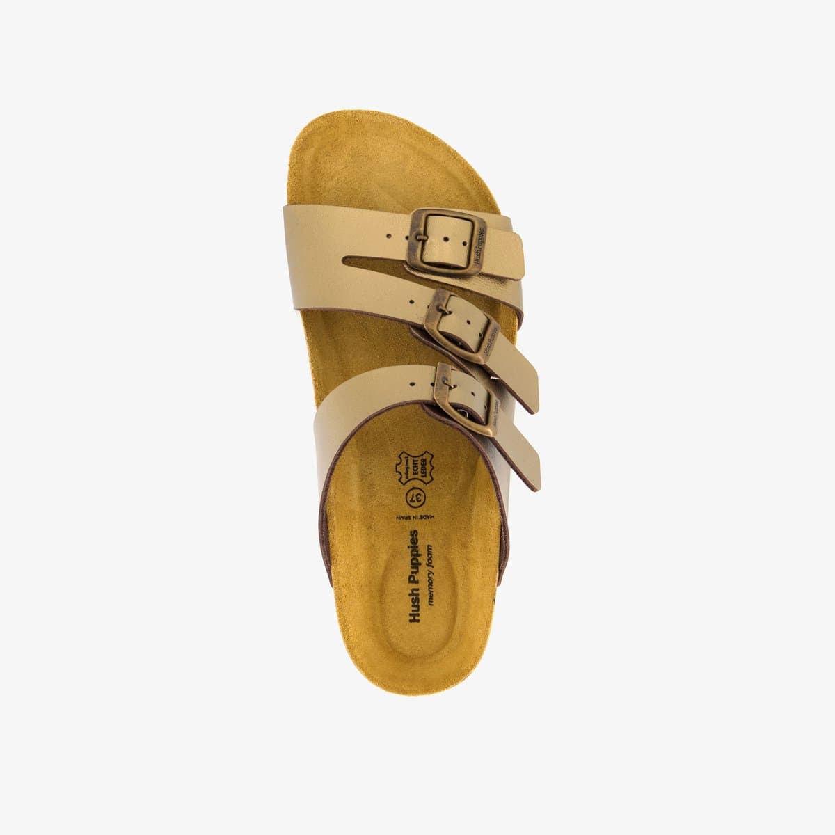 Hush Puppies bio slippers brons - Brons - Maat 37