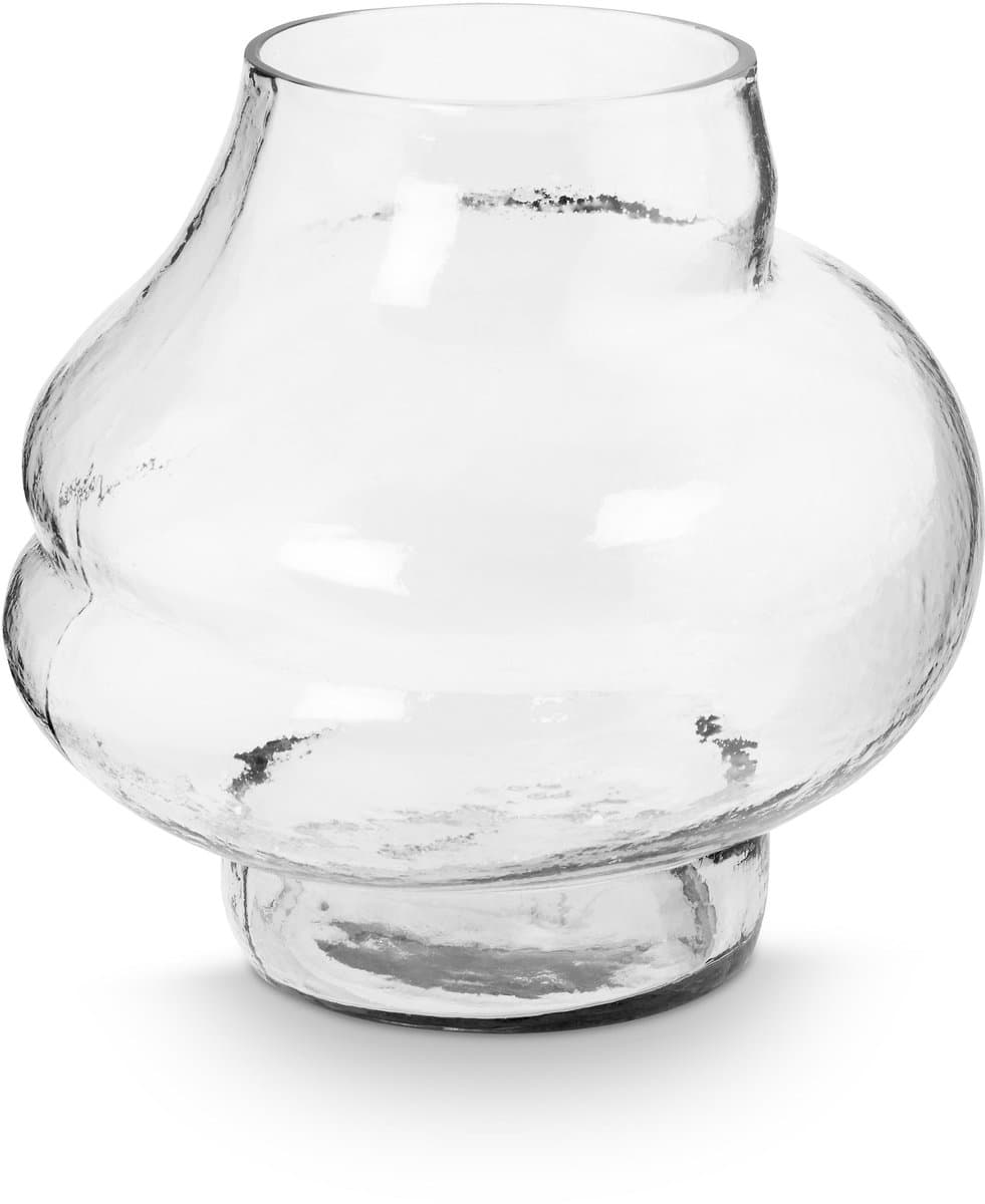 vtwonen - Bloemenvaas - Woonaccessoires - Transparant - Glazen vaas - 27x25cm