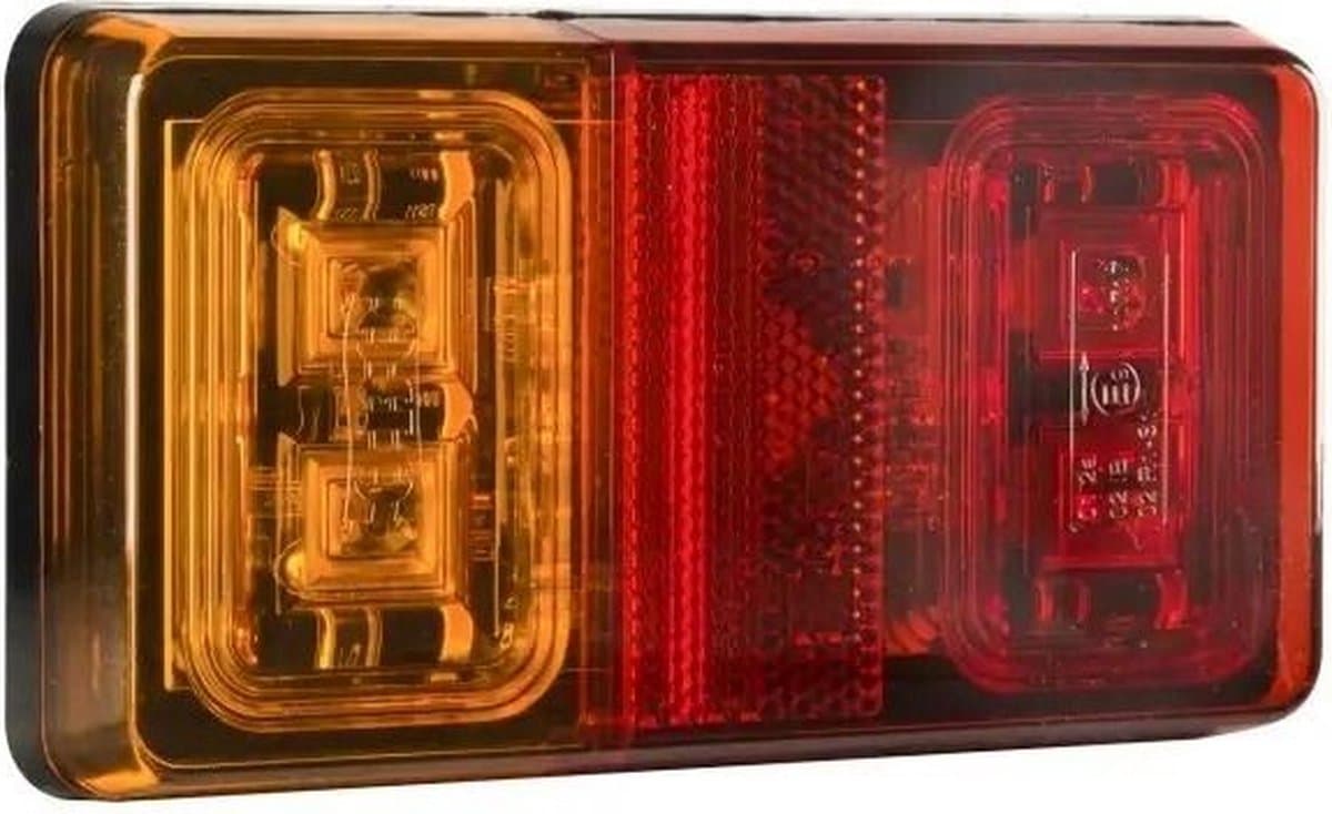 LED achterlicht 12/24V 150x80mm 5-polige bajonetaansluiting