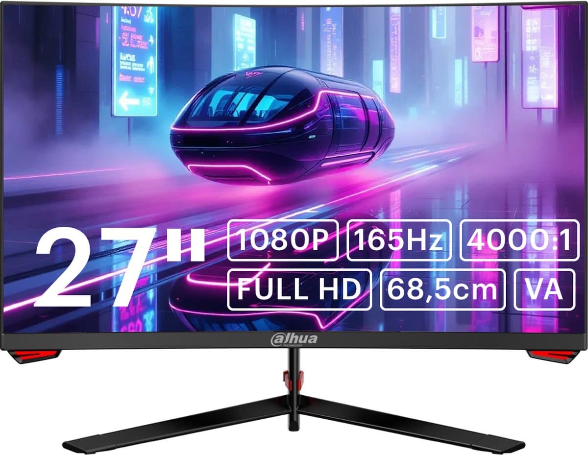 Dahua Curved Full HD VA Gaming Monitor - 27inch - 165Hz