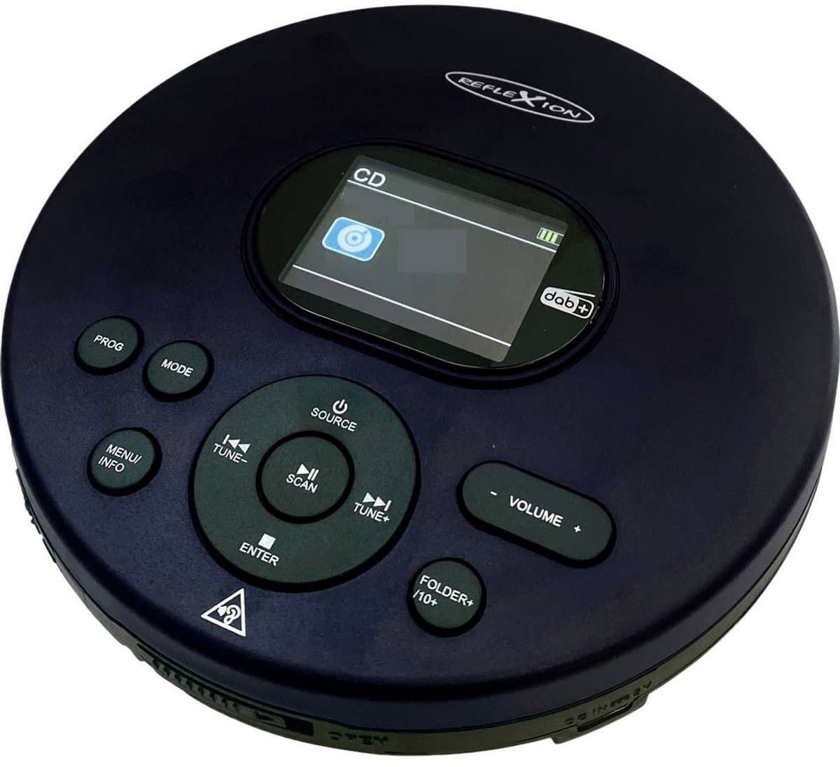 Reflexion PCD540DAB/BK Discman CD, CD-R, CD-RW, MP3 Zwart