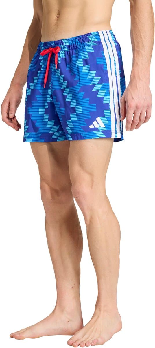 Adidas Sportswear Football-Inspired Graphic Zwemshort 5-Inch - Heren - Blauw
