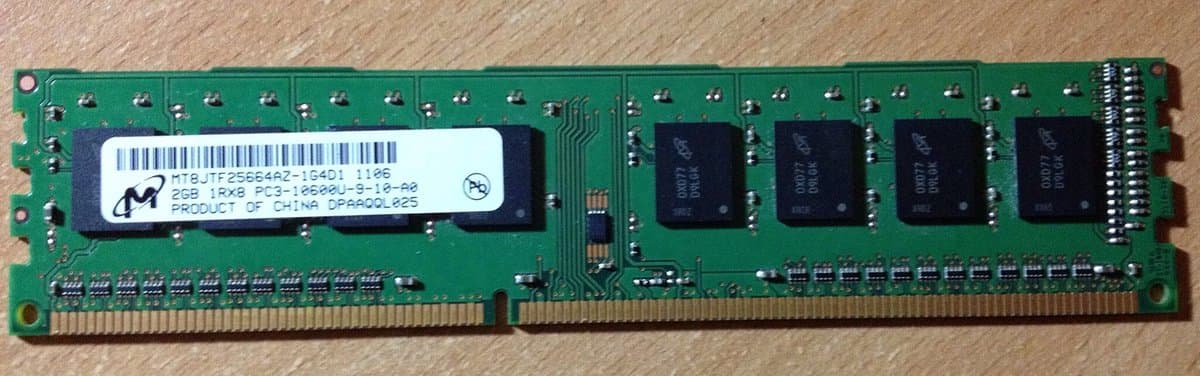 Micron MT8JTF25664AZ-1G4D1 – 2GB DDR3 1333MHz DIMM Desktop Geheugen – Betrouwbaar & Compatibel